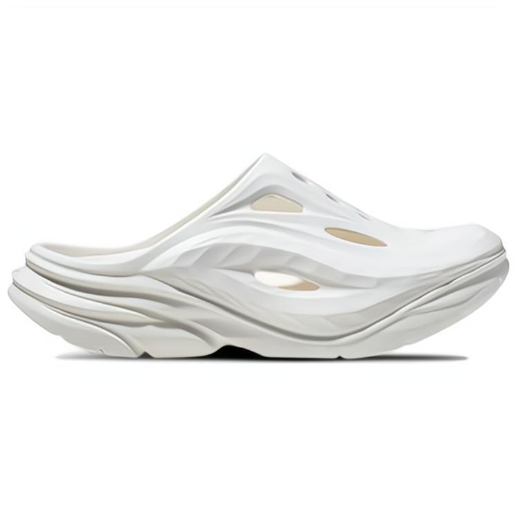 HOKA Ora Recovery Mule Triple White Unisex Sneakers 1147951-WWH