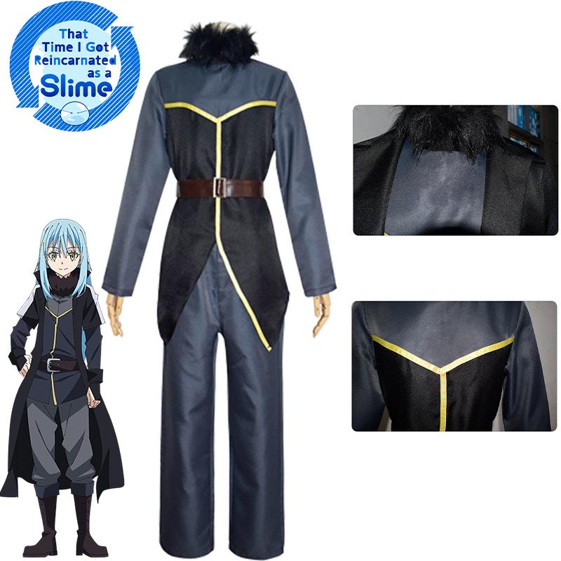 Regarding Reincarnated To Slime Rimuru Tempest Cosplay Coat Carnival Prop Party