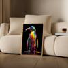 Animals With Paint Canvas Painting Rainbow Dog Sea Otter Elephent Poster Canva Prints HD Pictures Frog Animal Wall Art Unframed