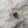 Silver Ring with a Natural Ruby 3.013ct, Item Weight 3.69 G (2182429)