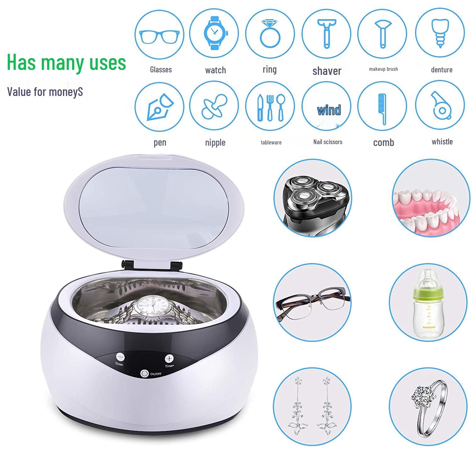 

Ultrasonic Cleaner for Glasses, Jewelry, Watches, and Contact Lenses Australia Standard