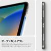 Spigen iPad Pro 11 Hülle, Dreifach faltbar, Ständerabdeckung, Apple Pencil Aufbewahrung, Ladefunktion, Schlank, Leicht, Automatisches Aufwachen/Schlafen, Liquid Air Folio, ACS05466 (Schwarz)