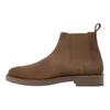 Zara Leather Round Toe Slip-On Casual Vintage Low Top Chelsea Boots Men boots Brown 12018420