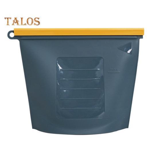 

Сумка для хранения продуктов, пыленепроницаемая, компактная, силиконовая, практичная, сумка для хранения овощей и мяса, кухонные принадлежности синий