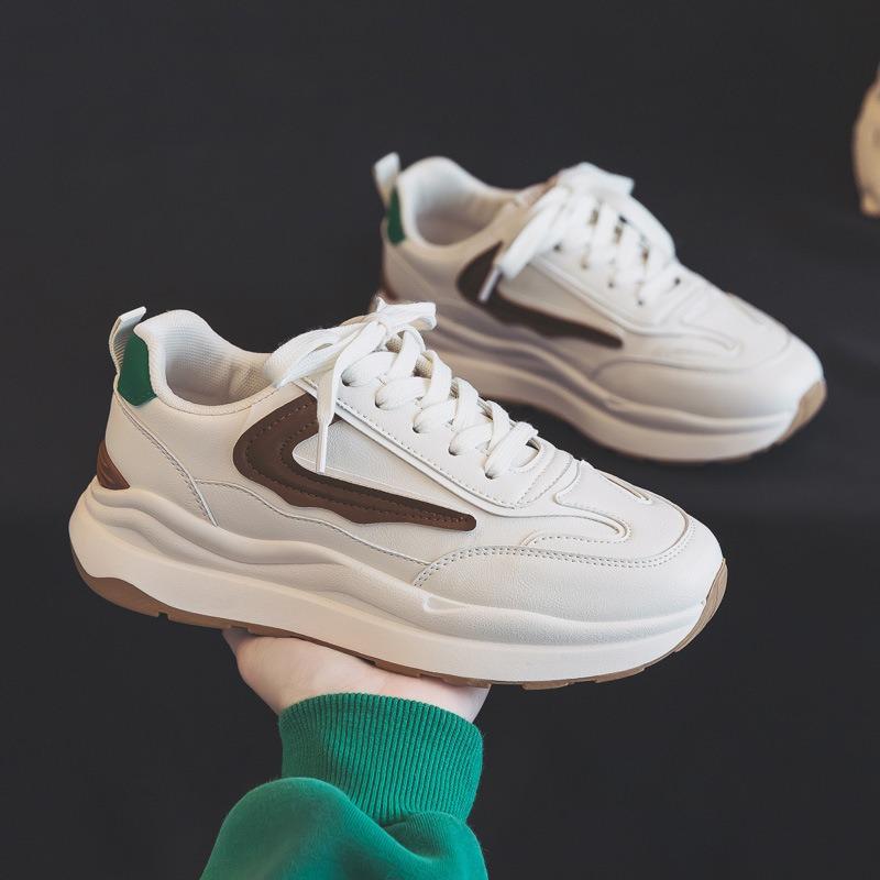 Autumn New Dad Shoes Women's Versatile Student Women's Platform Running Shoes Sports Shoes Soft Sole Lightweight and Trendy