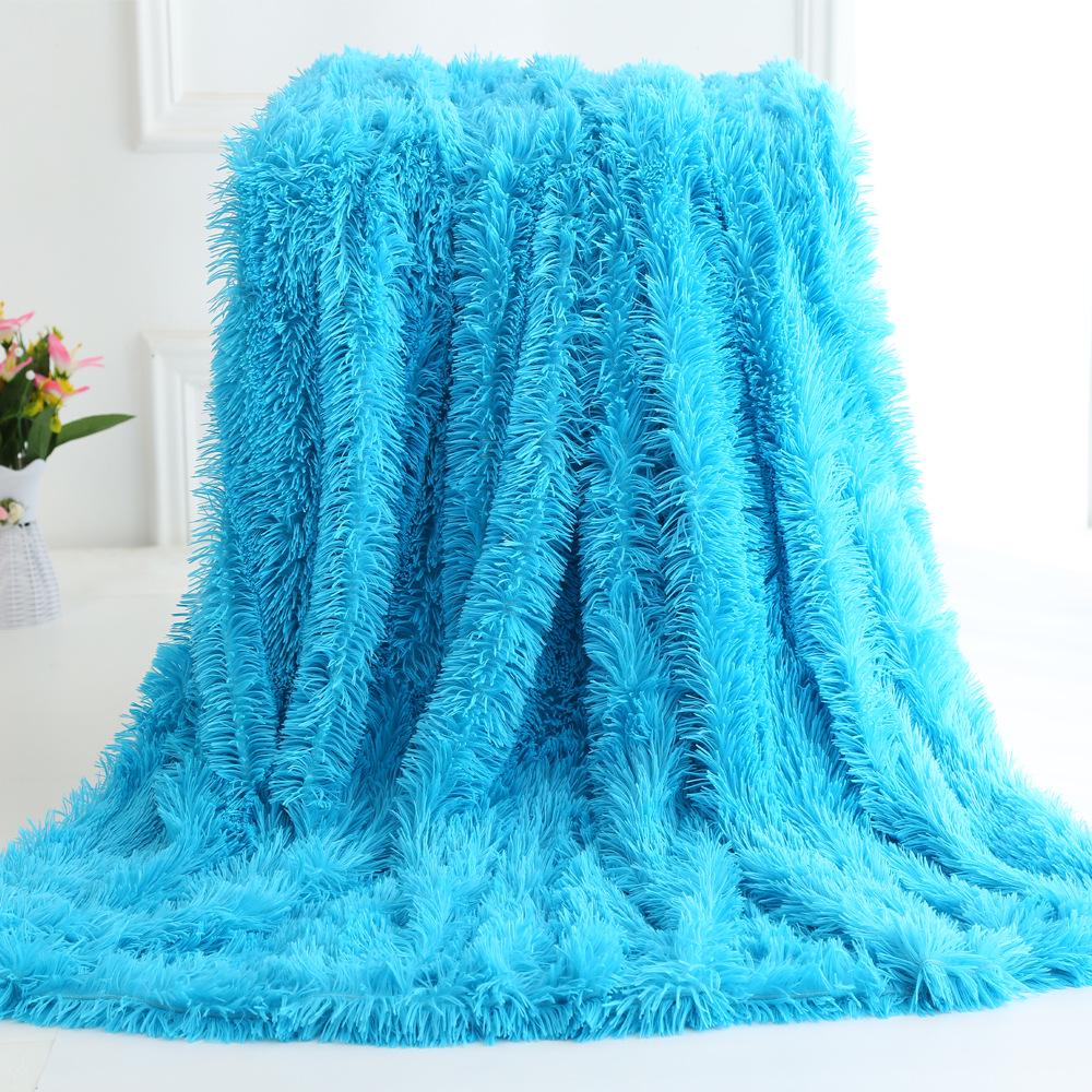 All Seasons Bedroom Warm Blanket Solid Color Blanket Studio Shooting Supplies Air Conditioner Blanket