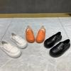 Women's shoes, ugly and cute bread shoes, two lazy people, one pedal, loafers, Doudou shoes, thick-soled muffin, low-top shoes, little white shoes.