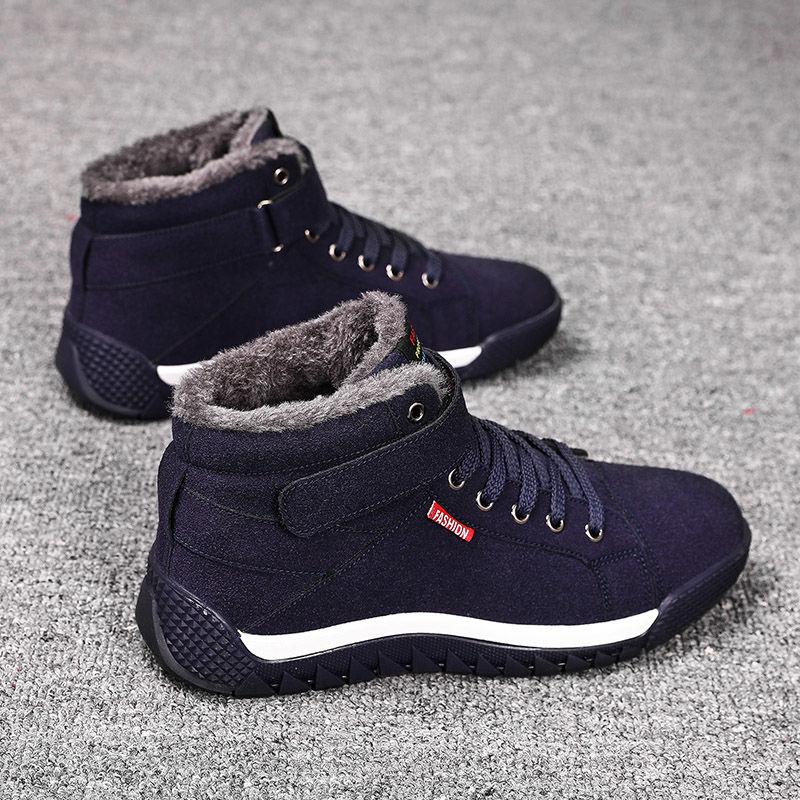 Peluche Ispessimento Stivali da neve invernali da uomo Scarpe da neve calde  e alte scarpe in cotone caldo all-match acquista in modo economico —  spedizione gratuita, recensioni reali con foto — Joom