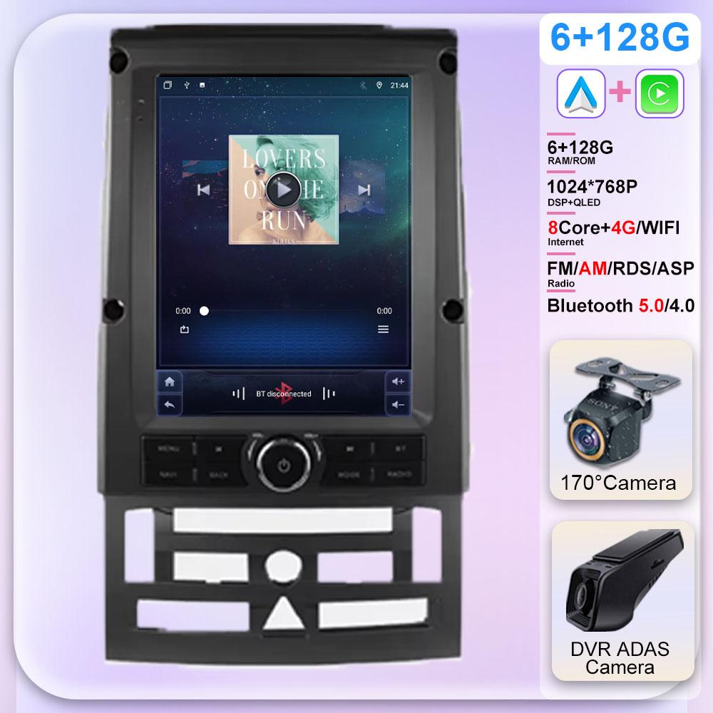 9.7inch Carplay Android For Peugeot 407 2004-2011 Auto Radio Multimedia Player Stereo GPS Navigation 5G WIFI No 2Din DVD