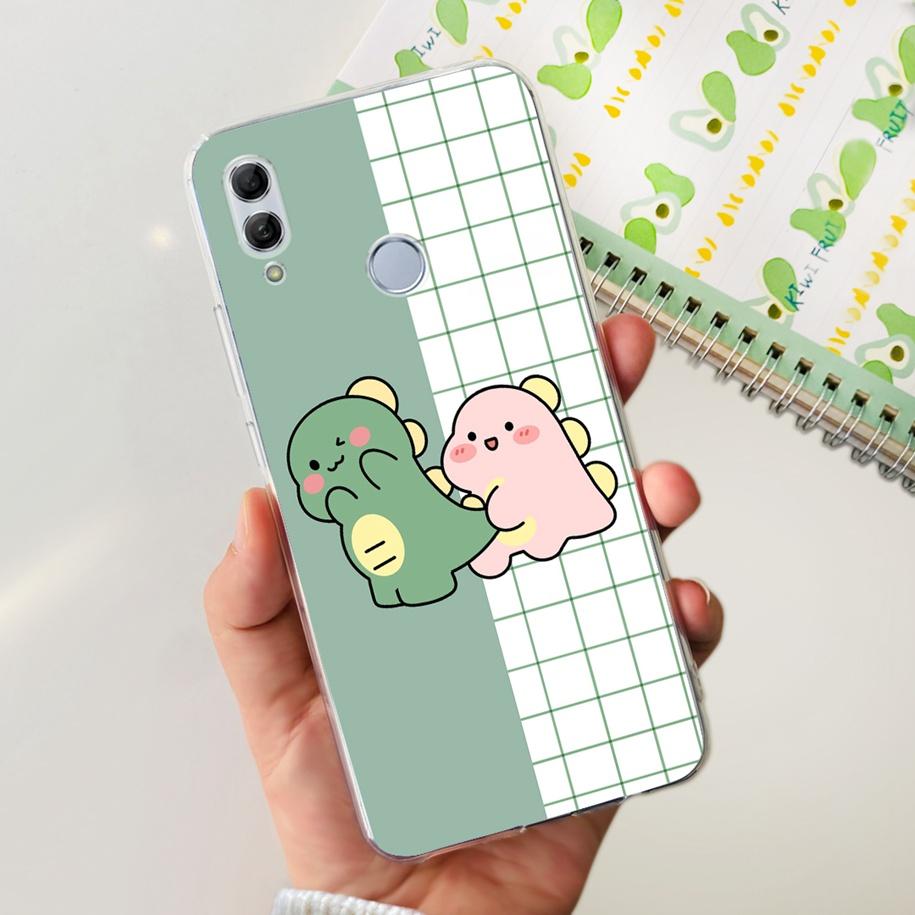 For Honor 10 Lite Case Honor 10i Shockproof Cover HRY-LX1T HRY-LX2 Stylish Flower Soft Silicone Clear TPU Funda For Honor10 Capa