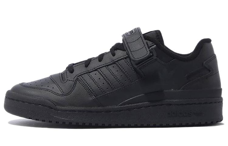 Forum Adidas Originals Low  Triple Black  GV9766 36