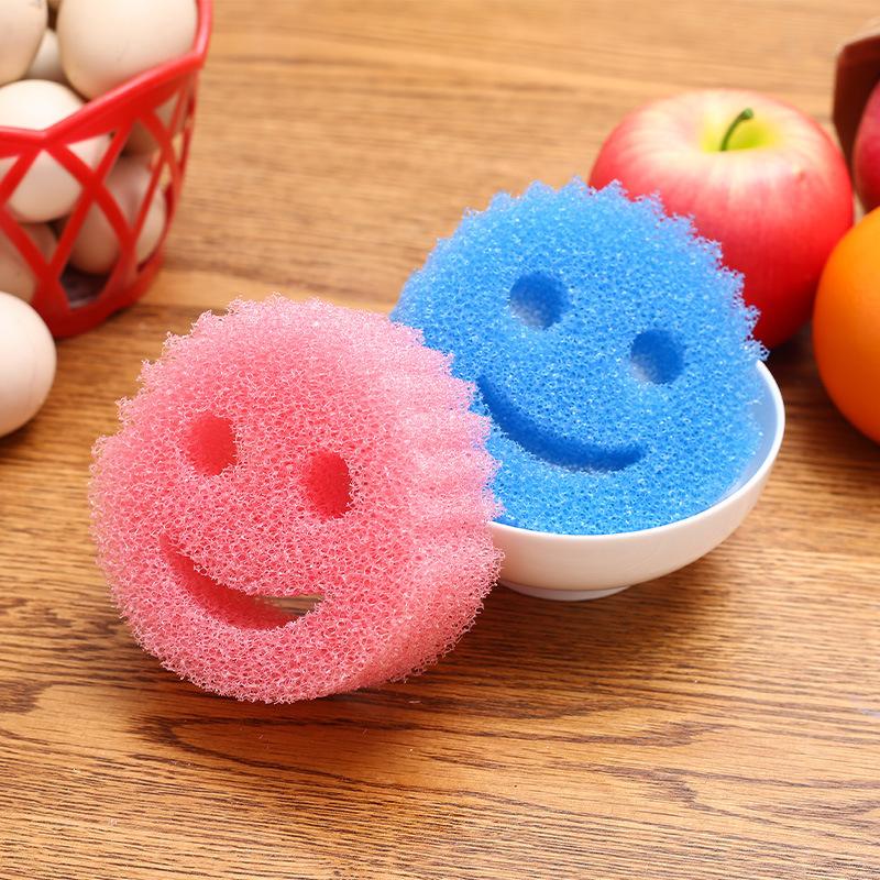 3-10Pcs Cleaning Wipe Dishwashing Sponge Cloth Strong Scouring Pad Kitchen Bathroom Miracle Sponge Stain Odor Resistant Migic Wipe
