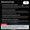 12 in 1 Bedroom Night Light Galaxy Star Sky Planetarium Projector Children's Aurora Projector LED Starry Sky Projection Lamp