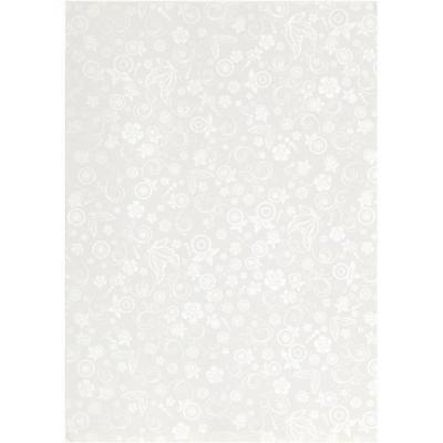 Paper - Assortment of 20 - 21 Cm X 30 Cm - Off-white - Fancy Pattern