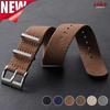 20mm 22mm Geripptes Nylon-Uhrenarmband Bequeme Armbänder Schlaufe Militärisch Waschbares Armband für Herren Uhrenarmbänder Uhrenzubehör