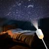 2-in-1 Sternenprojektor Nachtlicht mit Filmen, USB Sternenhimmel Nachtlicht Projektor für Schlafzimmer, Mini LED Deckenwand Projektionslampe mit 360