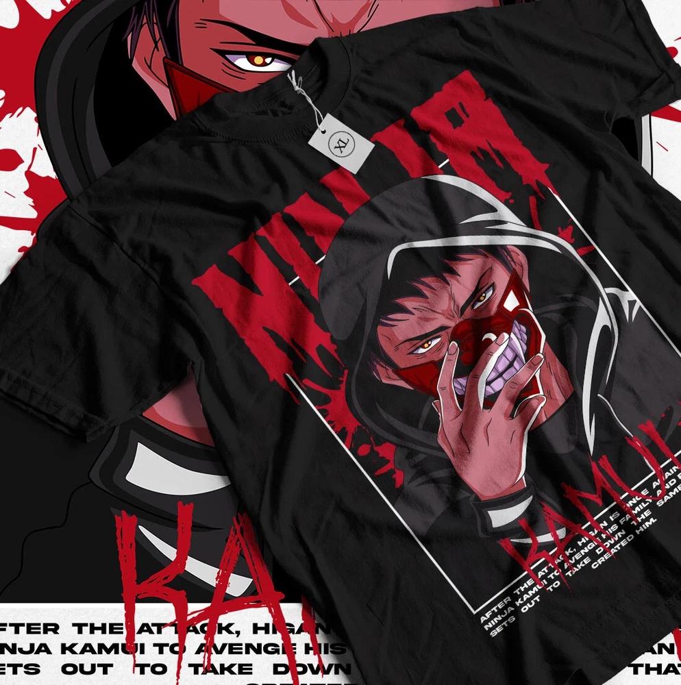 Ninja Kamui Tshirt Ninja Scroll Jubei Kibagami Retro Anime Unisexga Waifu Shirt S