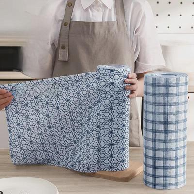 Torchon à vaisselle durable, non pelucheux et absorbant pour une utilisation humide et sèche, nettoie efficacement la graisse et la saleté.