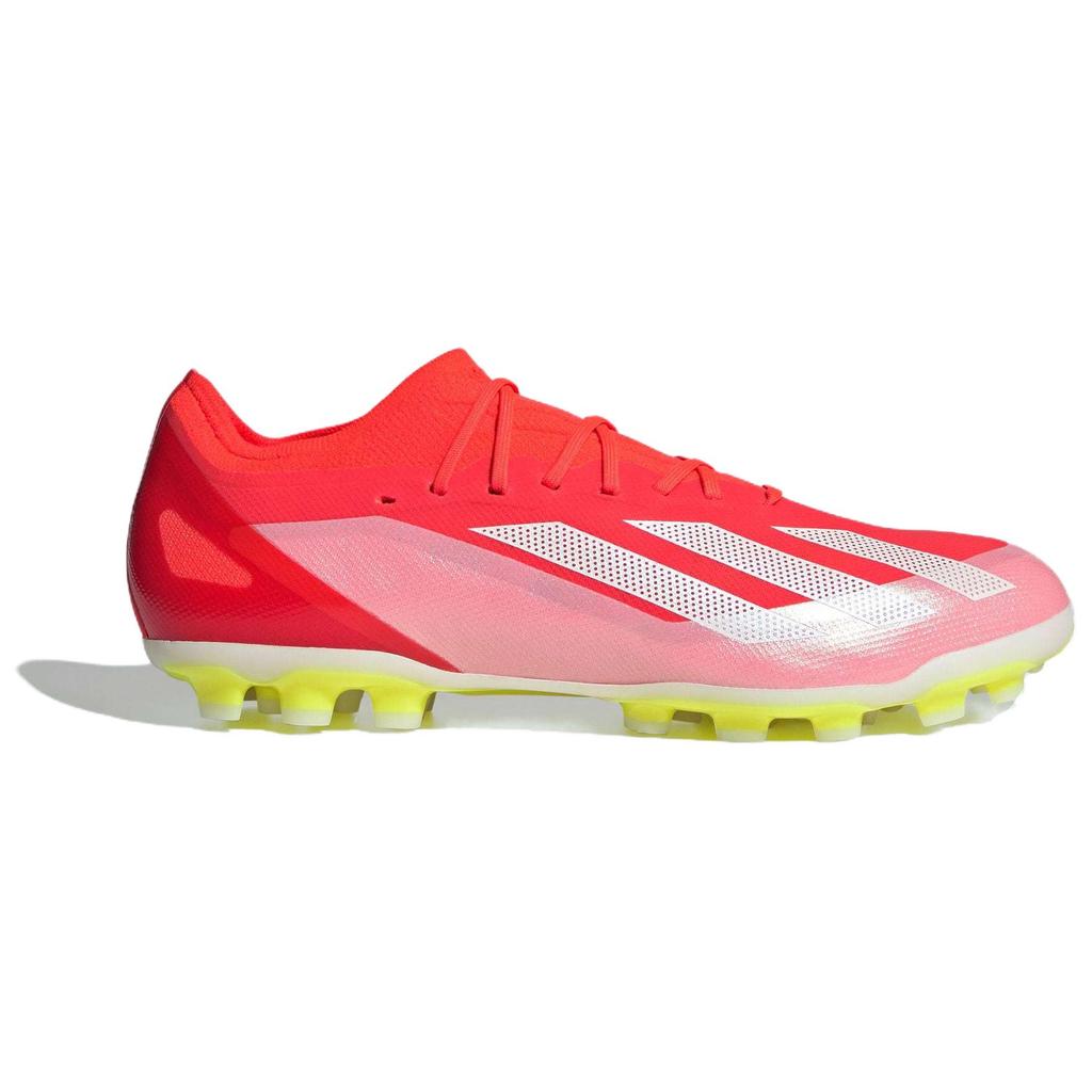 Adidas X Crazyfast Elite 2G/3G Comfortable Shock Absorbing Non-Slip Durable Football Shoes Unisex Football Shoes Red White Pink IF0650