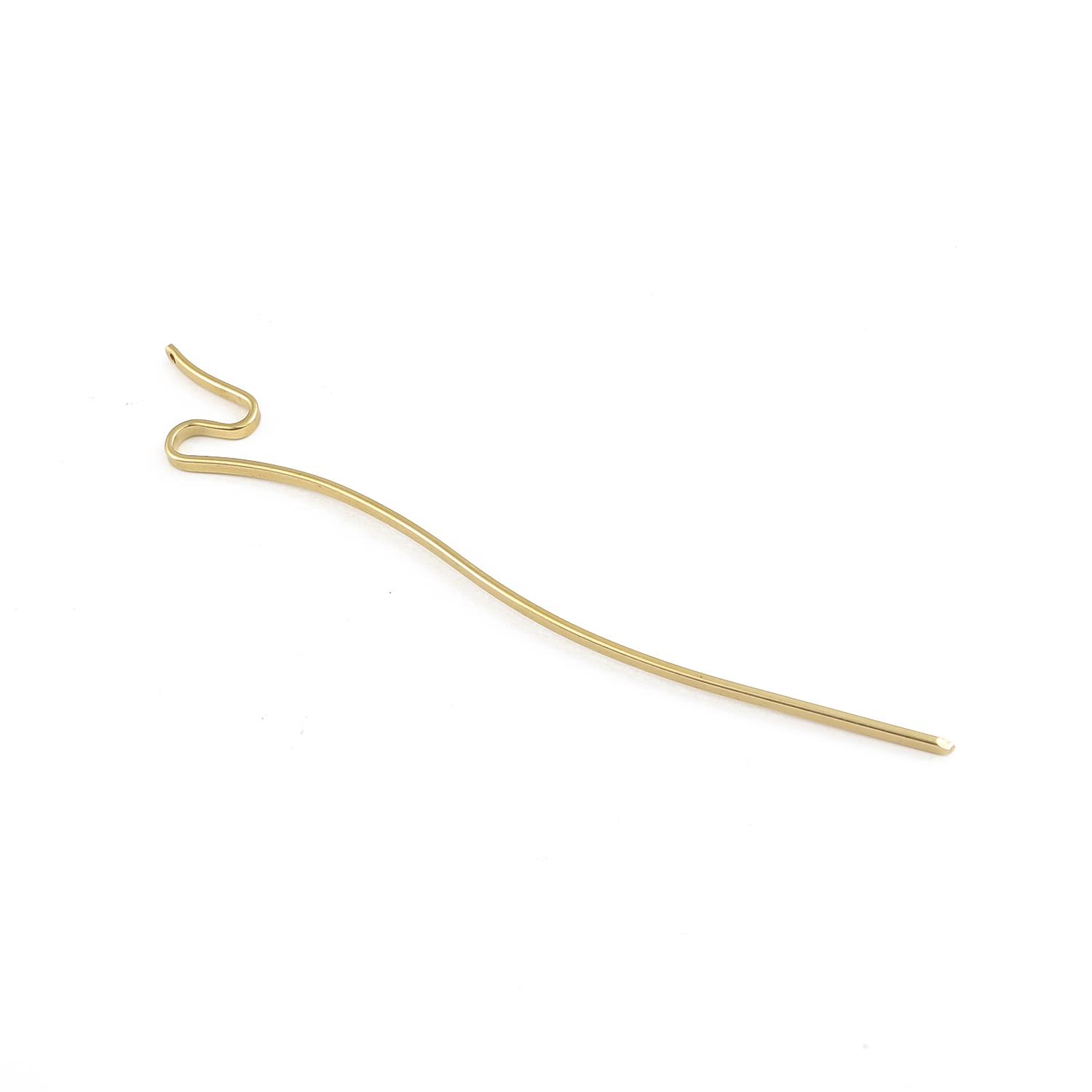 

Copper Hairpin For DIY Jewelry Making Craft Accessories Material 1pc медный