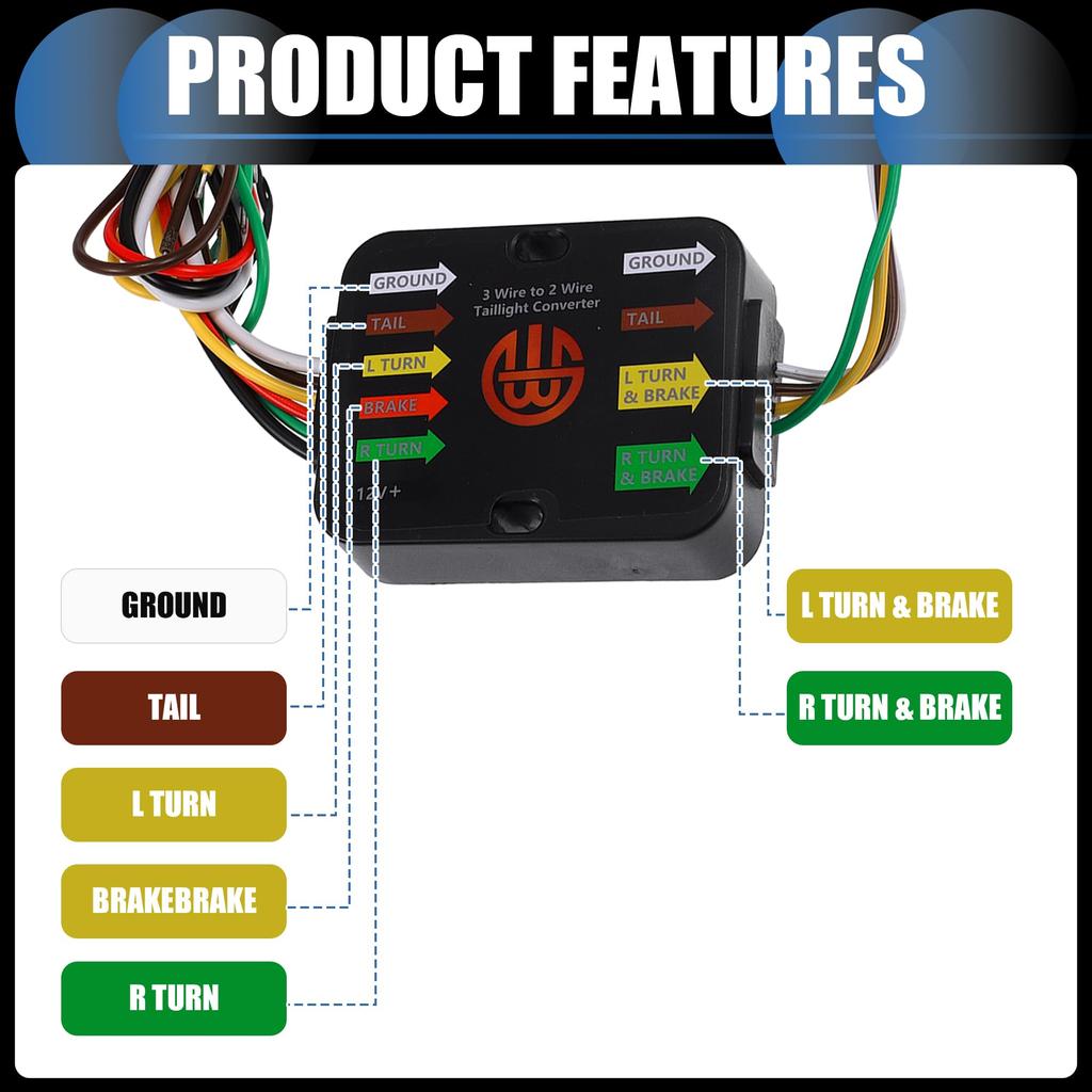 INFINAUTO 4 Pin Trailer Wiring Harness Kit for Subaru for Forester Legacy Outback Tribeca