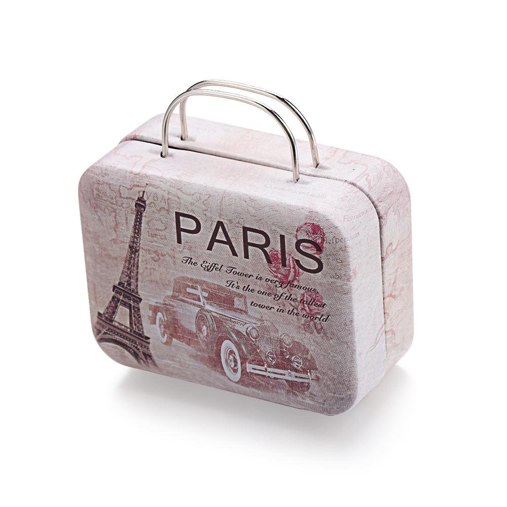 Fashion Steel High Quality Eyelash Package False Eyelashes Box Suitcase Mink Lash Tray