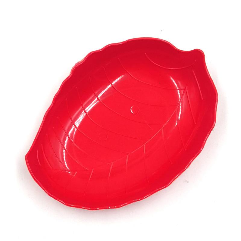 Miska na ovoce ve tvaru listu Plastová miska na ovoce Miska na sladkosti Miska na melounová semínka Miska na studené jídlo