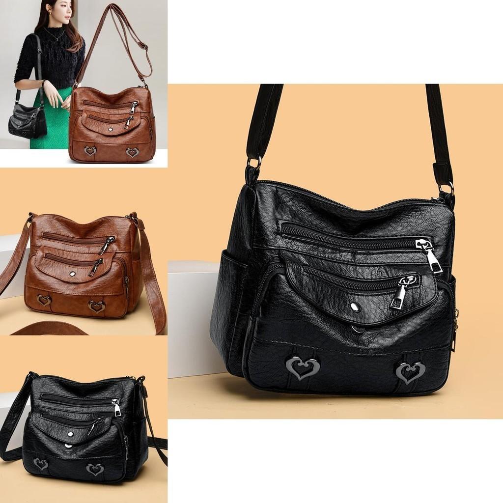 Chic Minimalist Crossbody Bag 2024 Trendy Summer Casual Shoulder Bag Large Pu Tote