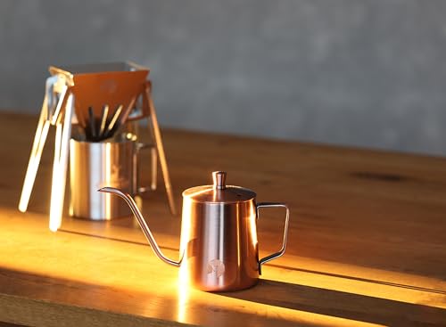 Captain Stag (CAPTAIN STAG) Coffee Pot, Drip Kettle, 380ml Full Capacity, Argo, Bronze, UW-3579