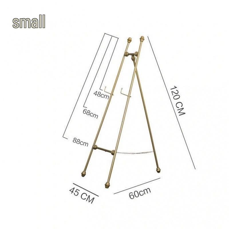 Luxury Nordic Wedding Welcome Photo Display Stand - Metal Easel Frame, Floor Standing.