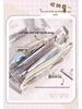 High-Capacity Transparent Pencil Case for Exams, Multipurpose Makeup Bag, Convenient Stationery Organizer