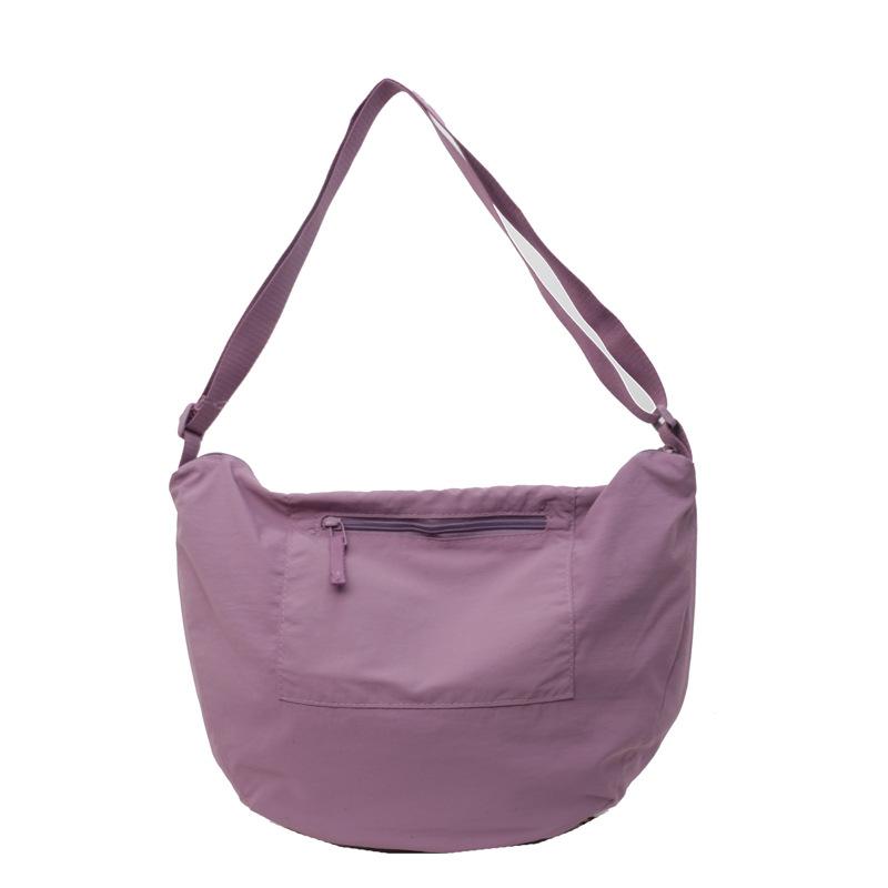 

Студенческая сумка для женщин, пригородная сумка, большая вместительная сумка через плечо, сумка через плечо под мышками, большая сумка фиолетовый