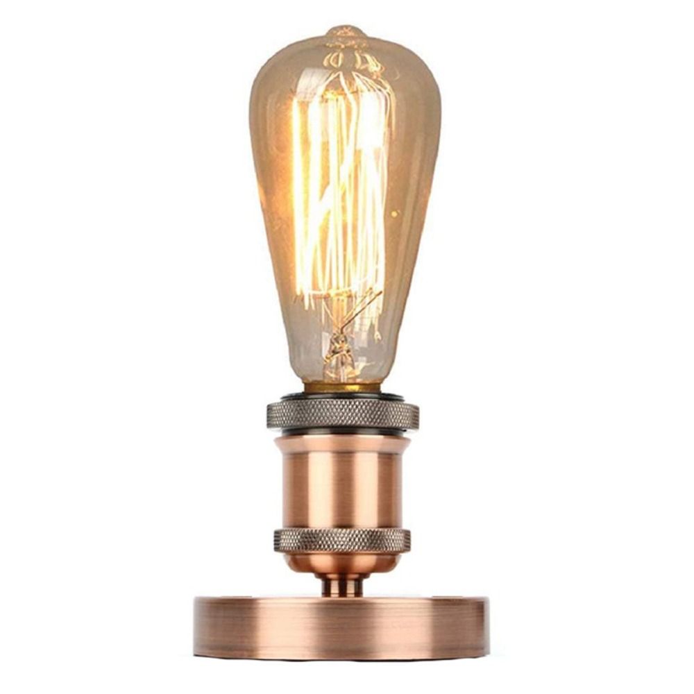 E27 Lamp Socket Aluminum Lamp Holder Retro Bulb Base  Ceiling Screw Light