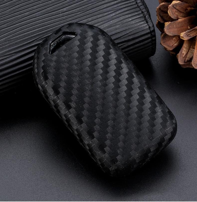 Tenth Gen Honda CR-V, Civic, Accord, Avancier Carbon Fiber-Silicone Key Protective Case
