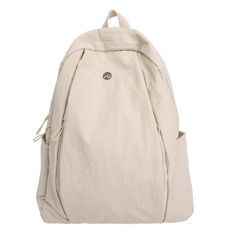 New Ultra-light Puff Waterproof Nylon Cloth Versatile Backpack Women's Color Cloth Bag Simple Travel Women's Backpack
