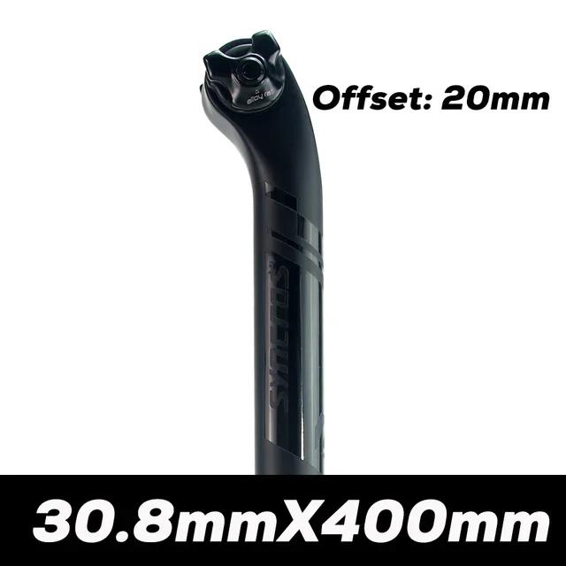 SYN Carbon Seatpost Half Matte Half Gloss MTB/Road Bike Seat Post Length 350mm/400mm Bicycle Parts 27.2/30.8/31.6mm