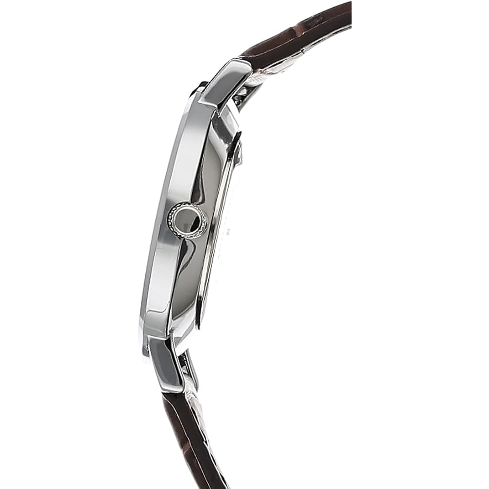 Casio MTP-VT01L-2B Men's Minimal Blue Dial Analog Watch Brown Leather Band Silver Quartz Movement