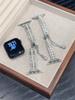 Modearmband för Apple Watch Länkarmband Serie 10/9/8/7/6/5/4 SE 40mm 41mm 42mm 44mm 45mm 46mm 49mm Rem