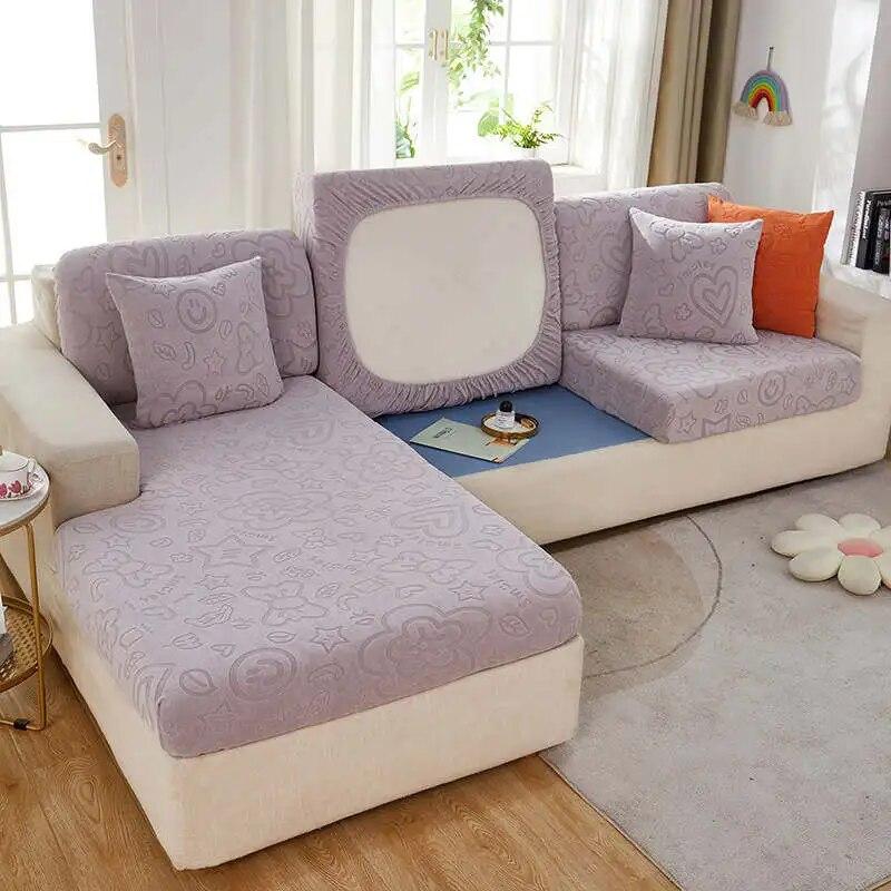 Husă de pernă pentru scaun Jacquard pentru canapea Sufragerie Colț Protector pentru mobilier Elastic Lavabil Husă all-inclusive