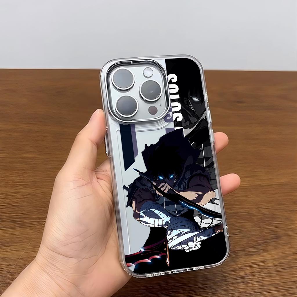 Luxury Hot Anime Solos Levelings Phone Case For iPhone 17 16e 16 15 14 13 12 11mini Pro Max X XR XSMAX 8 7 Air Plus Soft Cover
