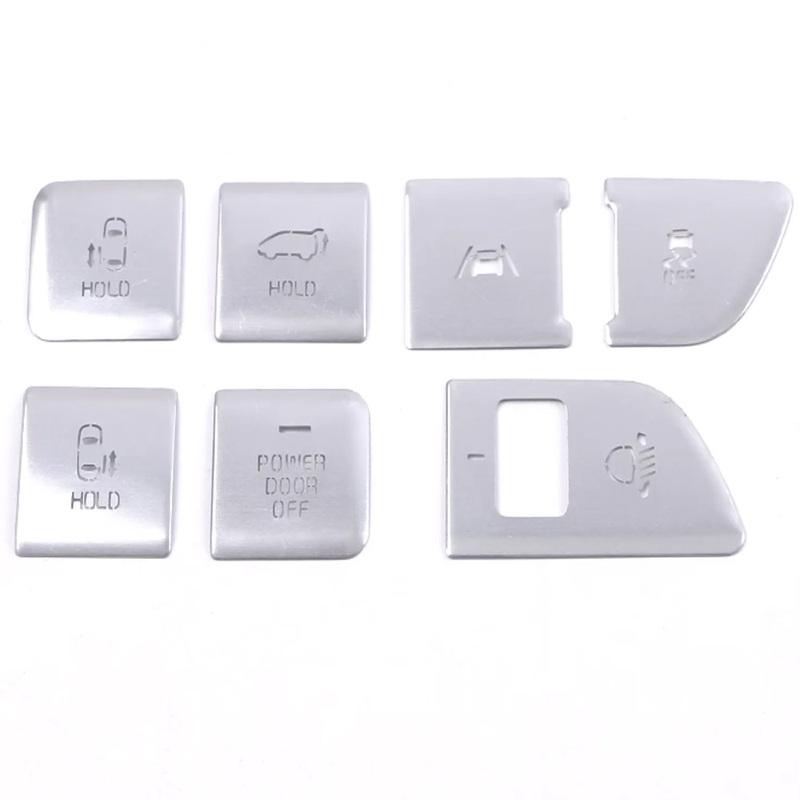 For Kia Carnival Sedona KA4 2024 Car Headlight Switch Button Cover Sticker Decoration Frame Interior Accessories