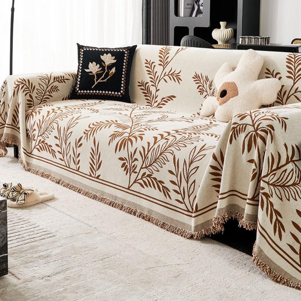 Nordischer Stil High-End Sofahandtuch Ganzjahres Universelle Sofabezug Chenille Anti-Katzenkratzer Sofabezug Sofadecke