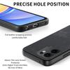 For Oppo Reno13 F 5G (Reno 13 FS 5G)/4G Case Shockproof Slim Retro Leather Phone Back Cover