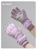 Women's Ski Gloves 2025: Velvet-Lined, Warm, Touchscreen Electric Bike Gloves for Autumn/Winter.