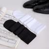 Men's Dress Socks Casual Business Socks Nylon Silk Socks Comfortable Breathable Ankle Socks Lightweight Crew Socks