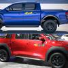 DGWE8 2PCS Car Stickers For Ford Ranger Raptor Isuzu Dmax Nissan NAVARA Toyota Hilux VW Amarok Pickup 4x4 Auto Accessories Vinyl Decal