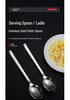 High-Grade 304 Stainless Steel Slotted Portioning and Serving Spoon for Hotels and Restaurants