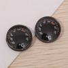 Praktisches Mini-Rundthermometer Kunststoff Wasserdichtes Zifferblattthermometer 20mm Skalenmessung Hohe Genauigkeit Thermometer Büro