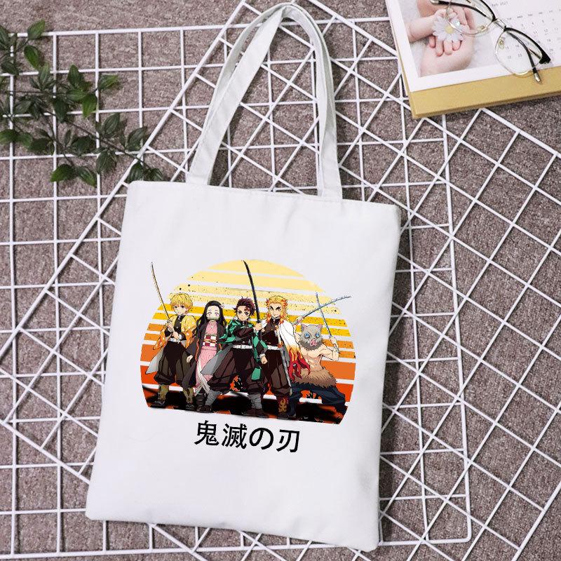 Grinding Anime Shoulder Bag Tote Bag Creative Shoulder Bag Tanujiro Satchel Comic-Con