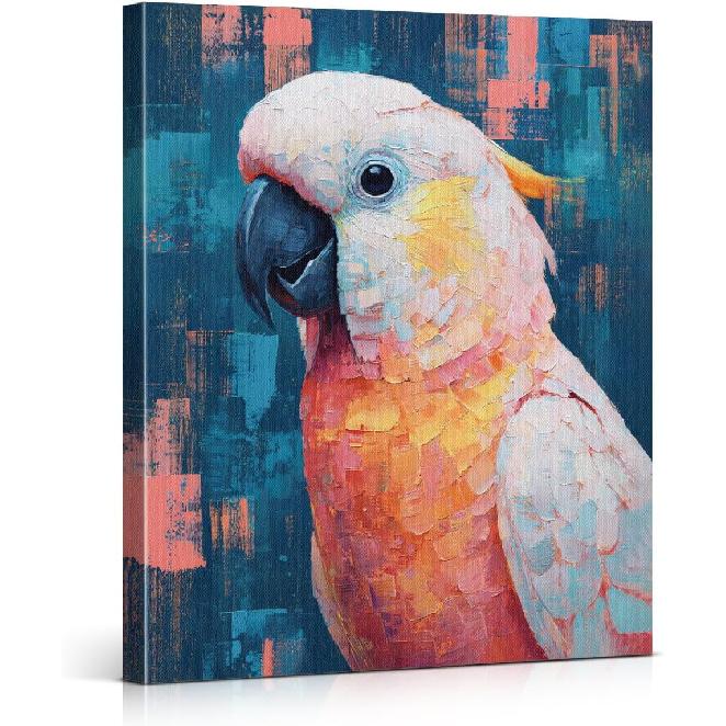 Vintage Floral French Bulldog Wall Art Print Dog Daisy Flowers Picture Painting Aesthetic Wall Decor for Home Living Room Bedroom 8x10 Canvas Framed